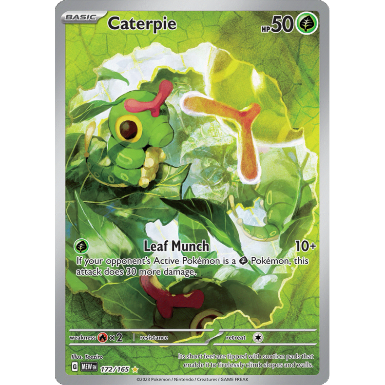 Caterpie 172/165 - 151 Enkeltkort