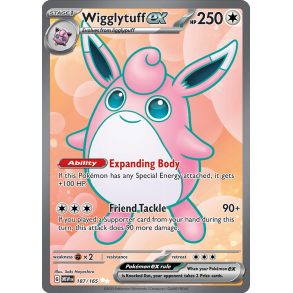 Wigglytuff ex 187/165 - 151 Enkeltkort