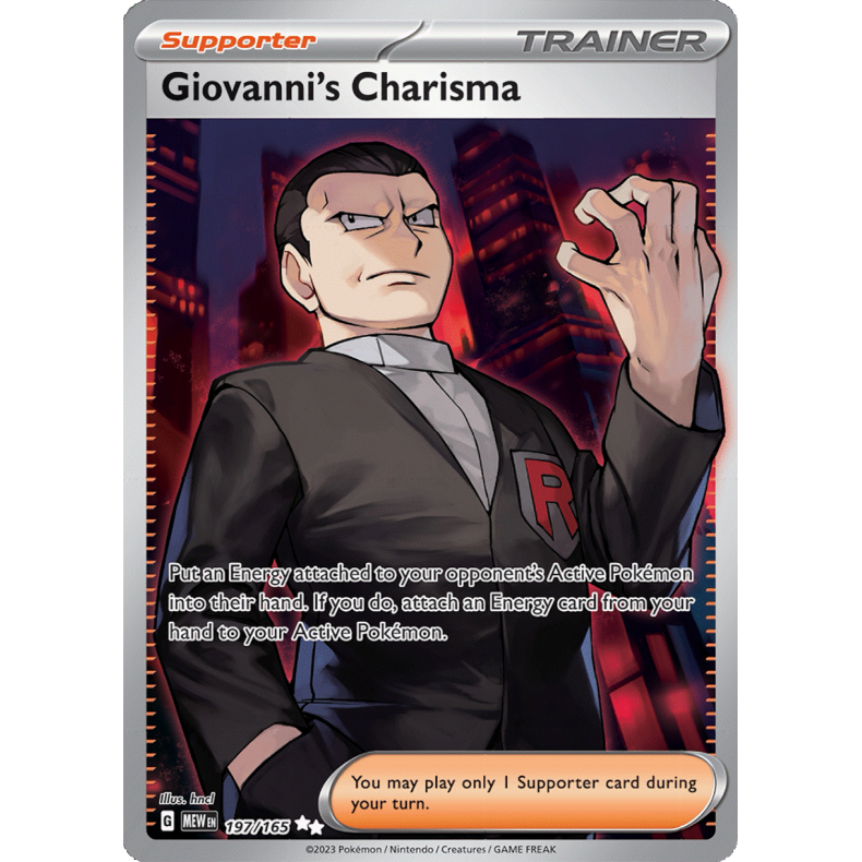 Giovanni's Charisma 197/165 - 151 Enkeltkort