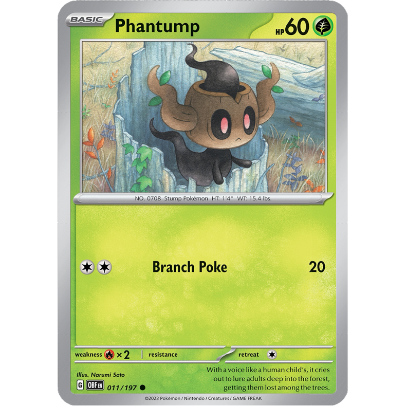 Phantump 011/197 - Obsidian Flames Enkeltkort