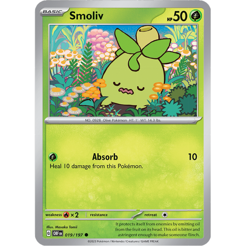 Smoliv 019/197 - Obsidian Flames Enkeltkort