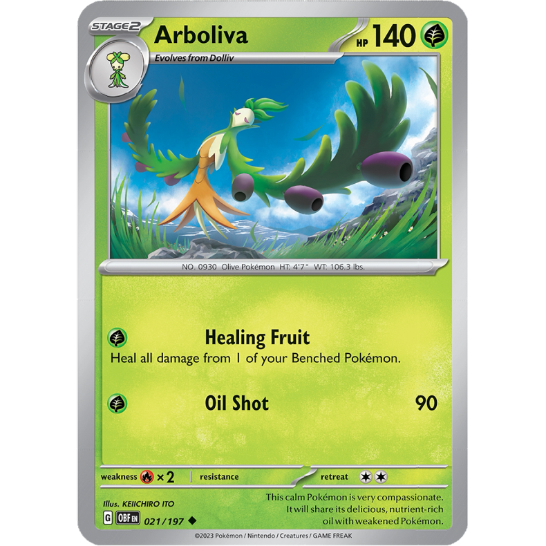 Arboliva 021/197 - Obsidian Flames Enkeltkort