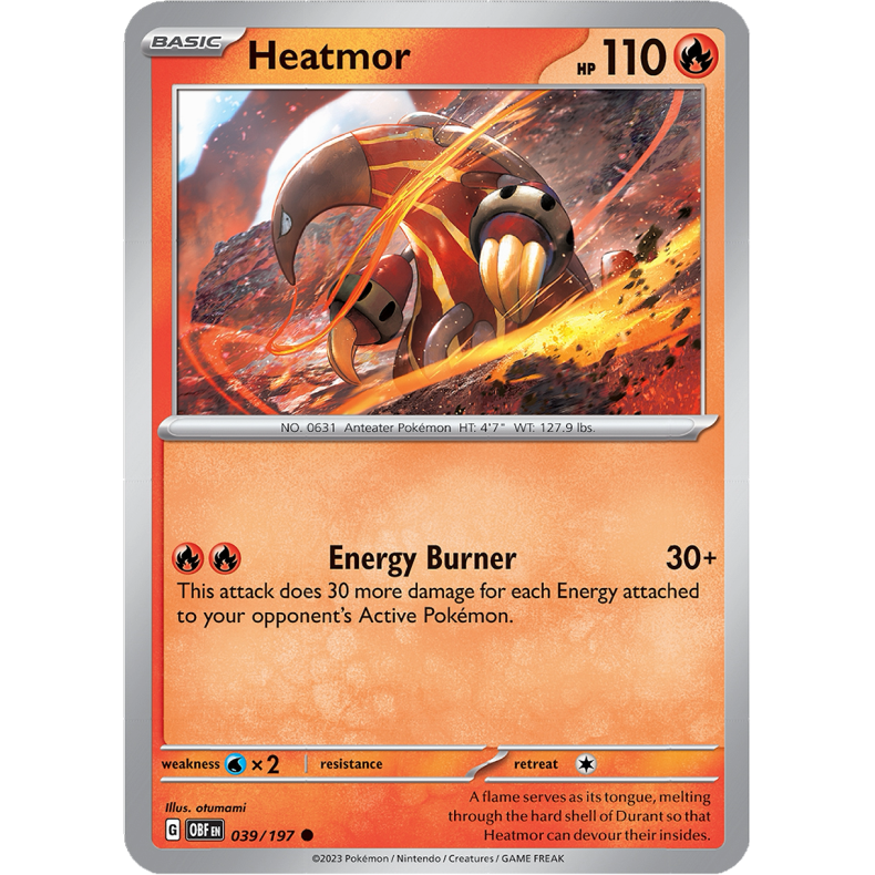 Heatmor 039/197 - Obsidian Flames Enkeltkort