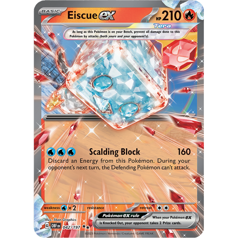 Eiscue ex 042/197 - Obsidian Flames Enkeltkort