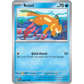 Buizel 048/197 - Obsidian Flames Enkeltkort
