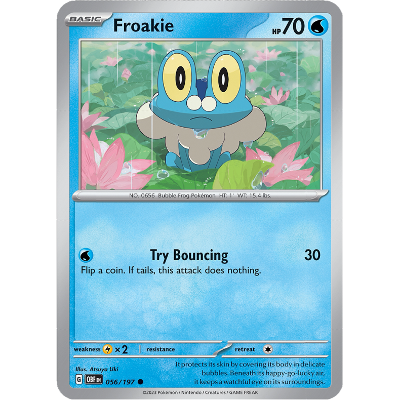 Froakie 056/197 - Obsidian Flames Enkeltkort