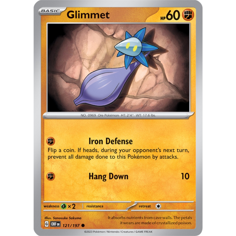 Glimmet 121/197 - Obsidian Flames Enkeltkort