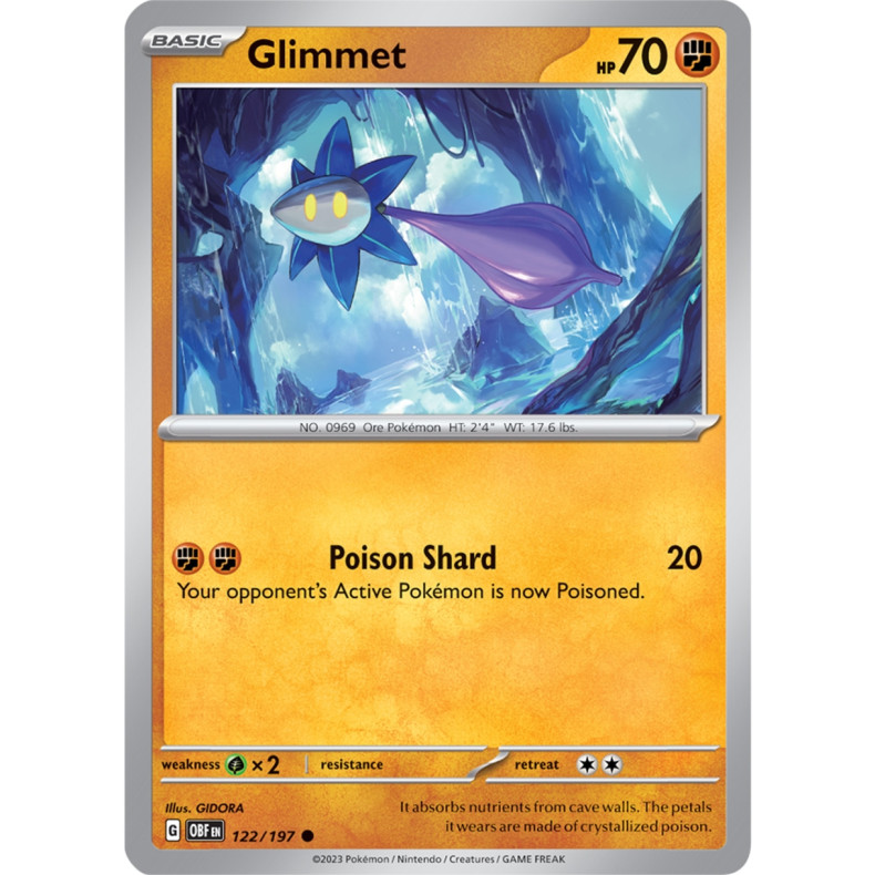 Glimmet 122/197 - Obsidian Flames Enkeltkort