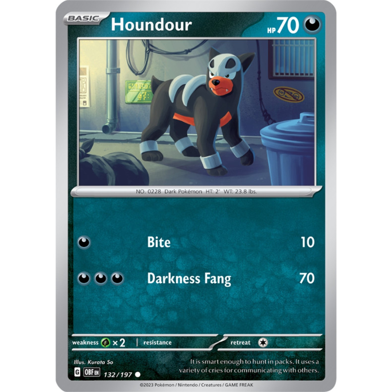 Houndoom 133/197 - Obsidian Flames Enkeltkort