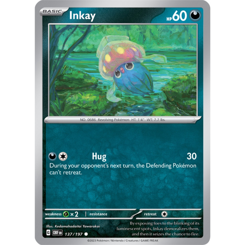 Inkay 137/197 - Obsidian Flames Enkeltkort