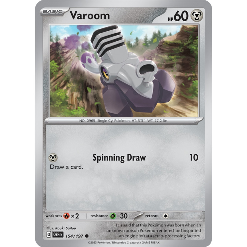 Varoom 154/197 - Obsidian Flames Enkeltkort