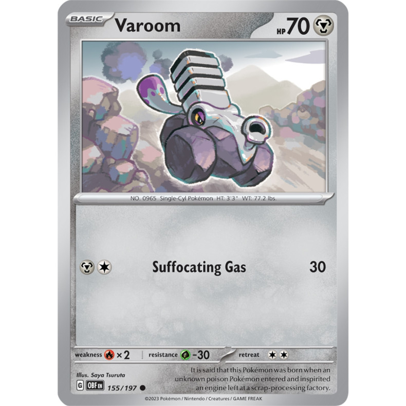 Varoom 155/197 - Obsidian Flames Enkeltkort