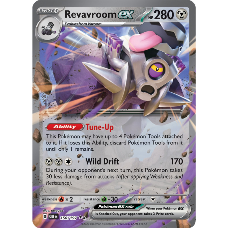 Revavroom ex 156/197 - Obsidian Flames Enkeltkort