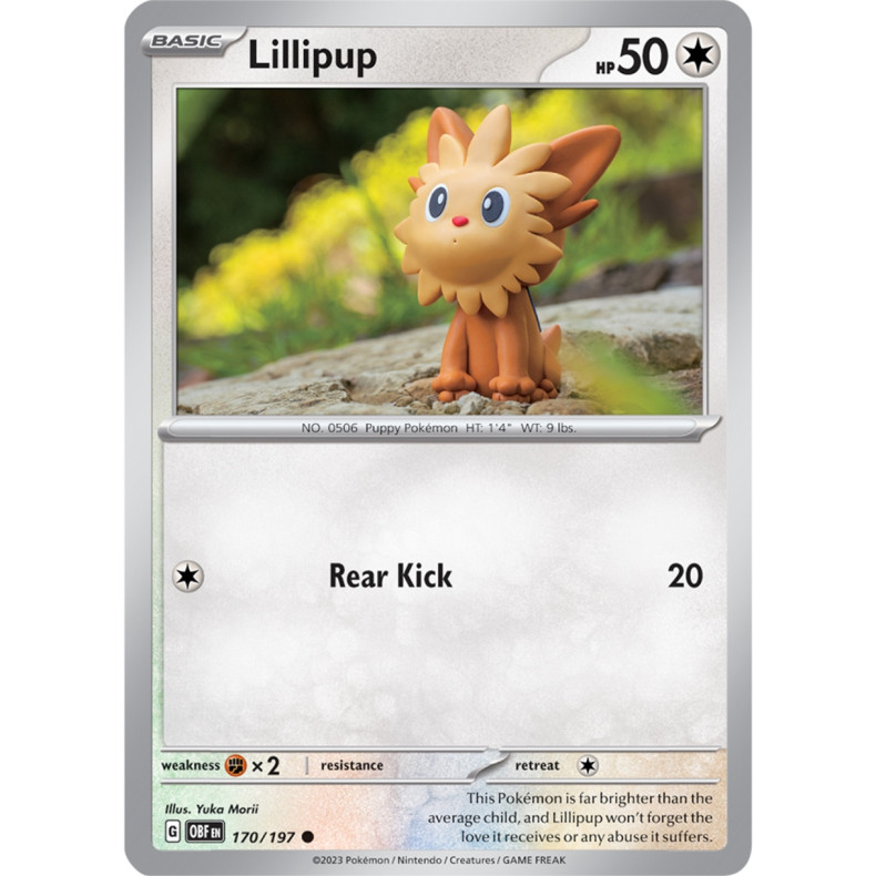 Lillipup 170/197 - Obsidian Flames Enkeltkort