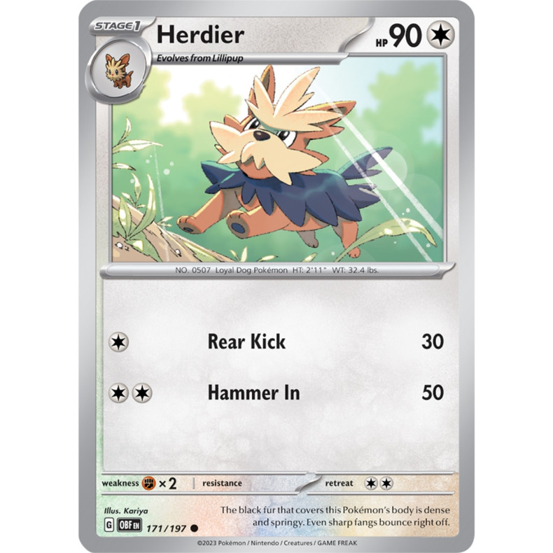 Herdier 171/197 - Obsidian Flames Enkeltkort