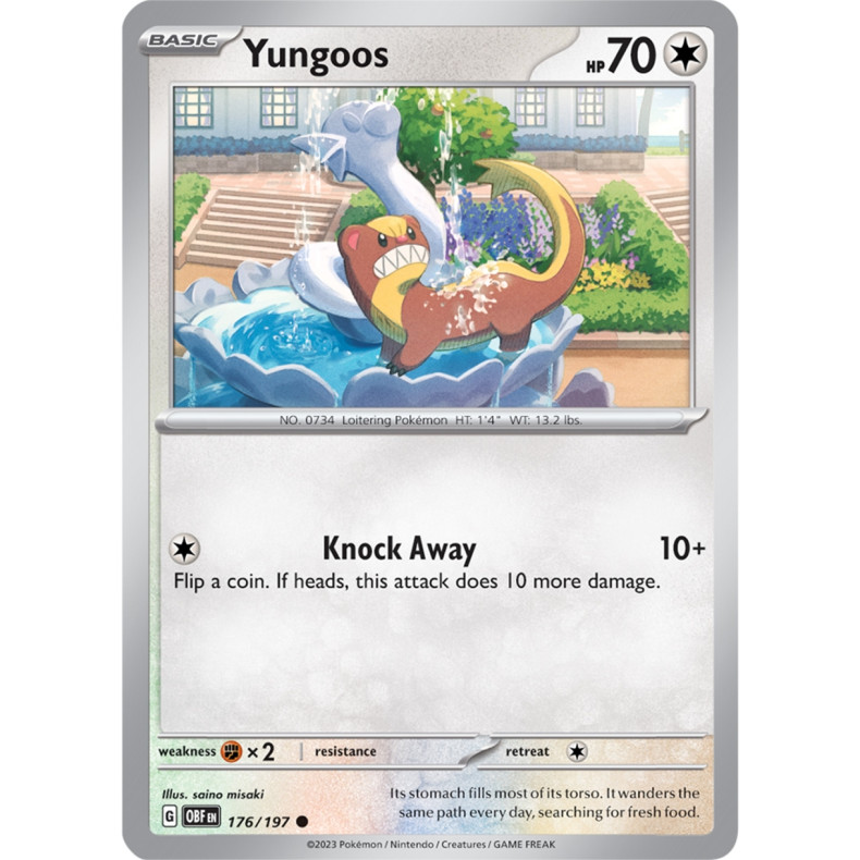 Yungoos 176/197 - Obsidian Flames Enkeltkort