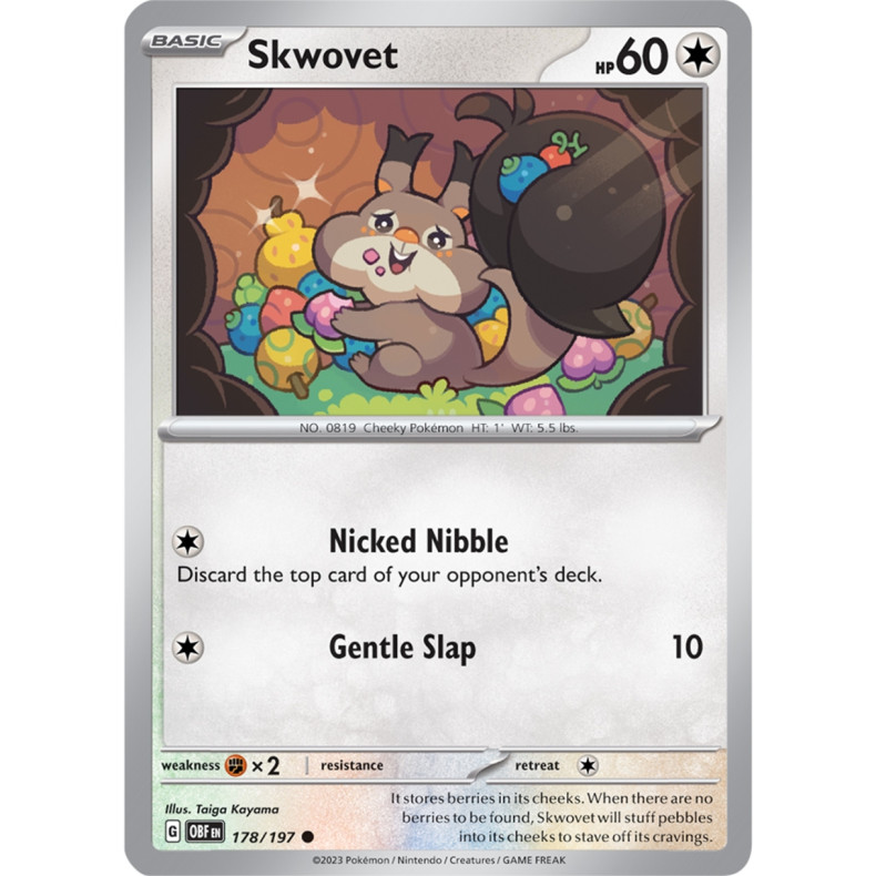 Skwovet 178/197 - Obsidian Flames Enkeltkort