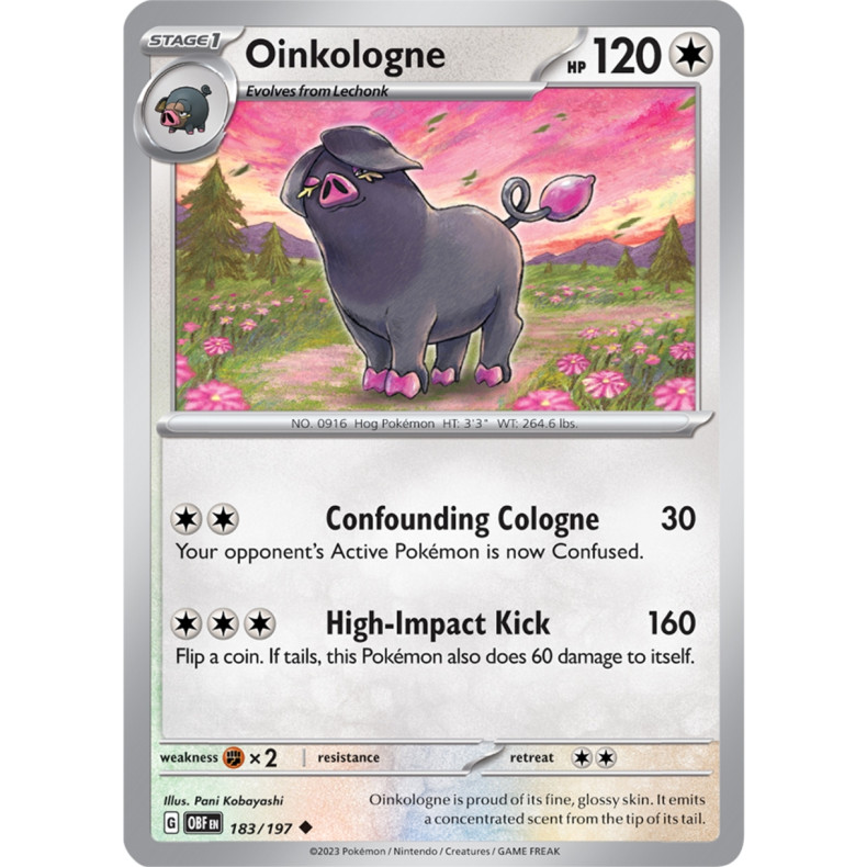 Oinkologne 183/197 - Obsidian Flames Enkeltkort