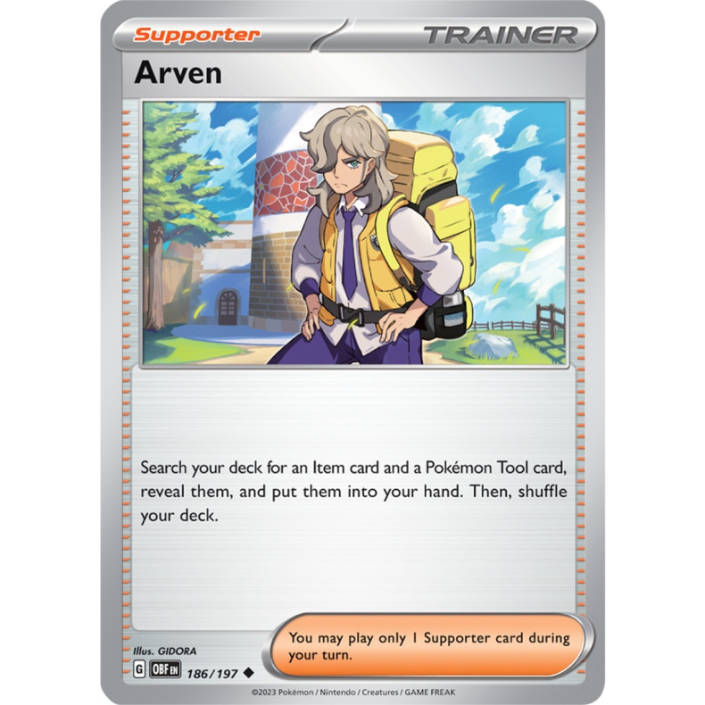 Arven 186/197 - Obsidian Flames Enkeltkort