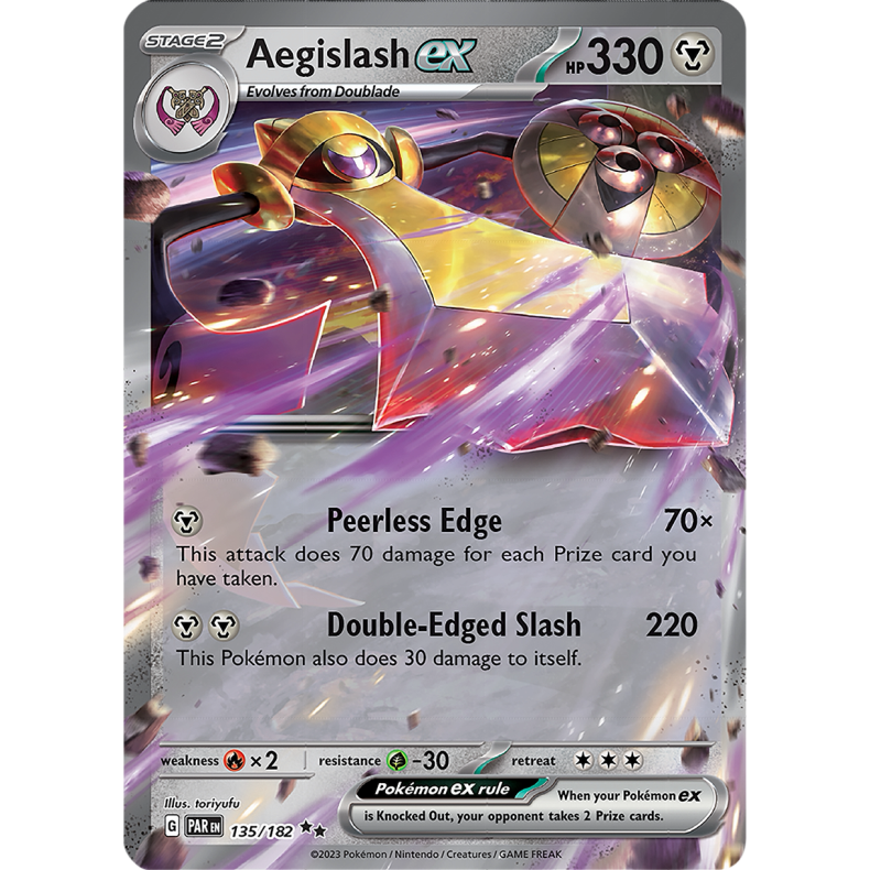 Aegislash ex 135/182 - Paradox Rift Enkeltkort