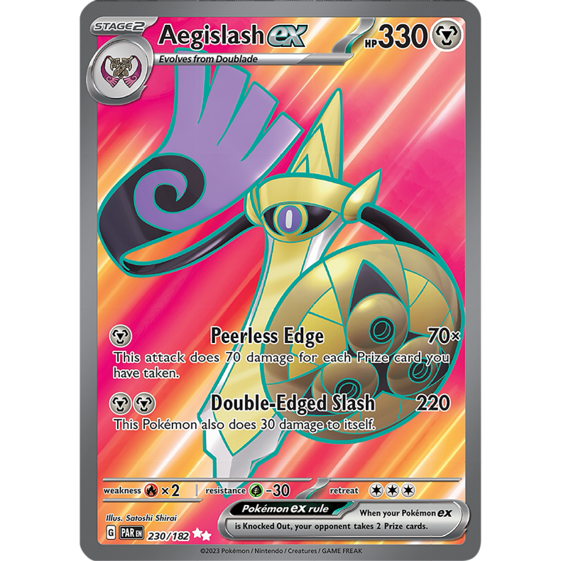 Aegislash ex 230/182 - Paradox Rift Enkeltkort