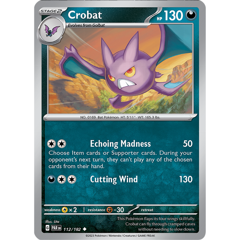 Crobat 112/182 - Paradox Rift Enkeltkort