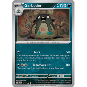 Garbodor 117/182 - Paradox Rift Enkeltkort