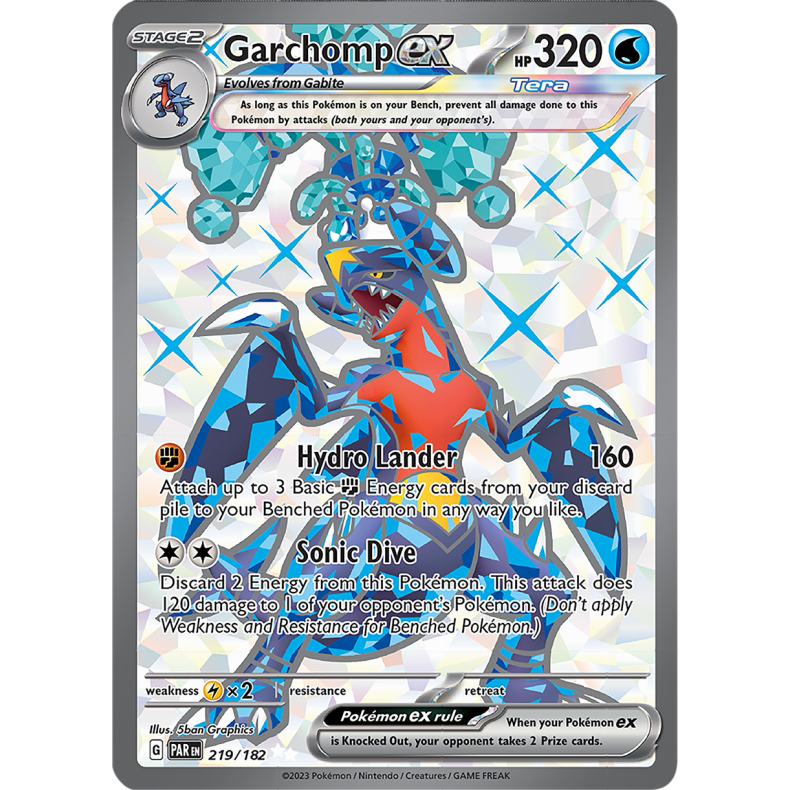Garchomp ex 219/182 - Paradox Rift Enkeltkort