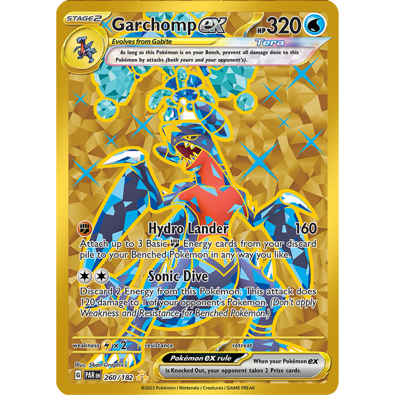 Garchomp ex 260/182 - Paradox Rift Enkeltkort