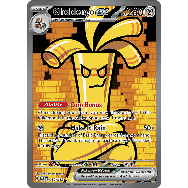 Gholdengo ex 252/182 - Paradox Rift Enkeltkort
