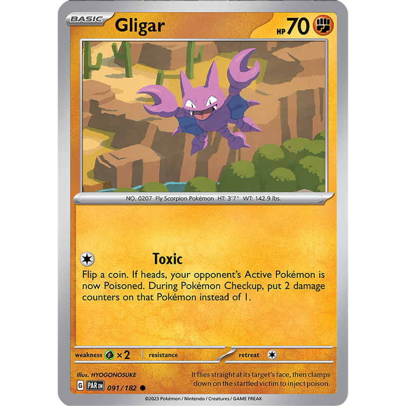 Gligar 091/182 - Paradox Rift Enkeltkort