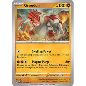 Groudon 093/182 - Paradox Rift Enkeltkort