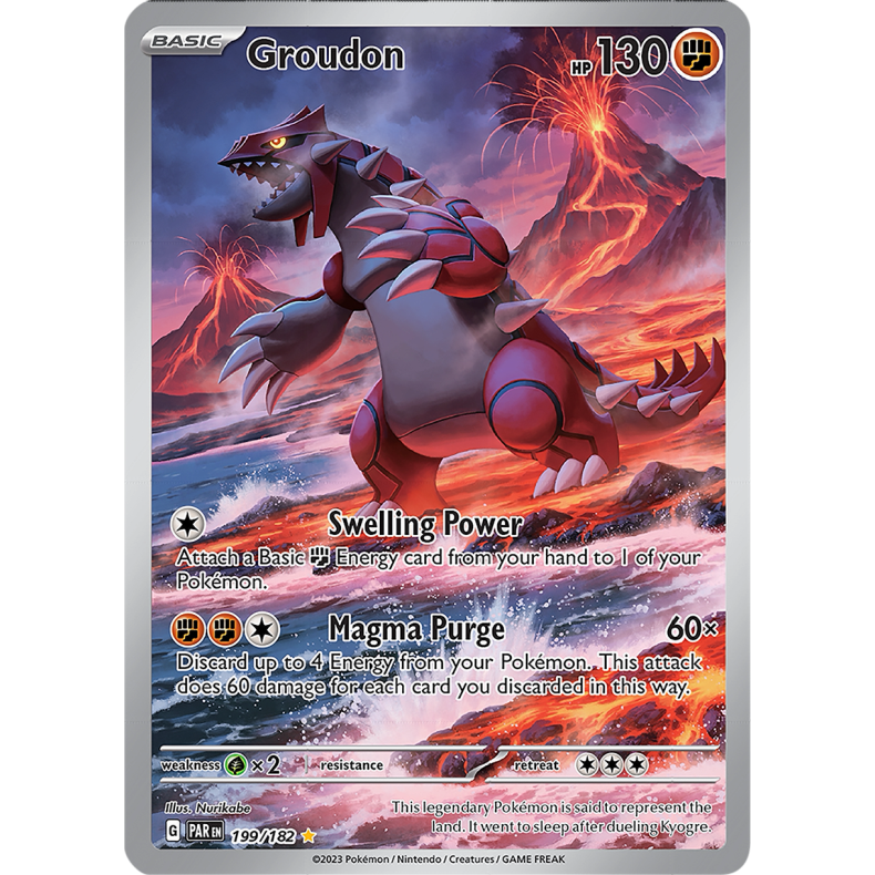 Groudon 199/182 - Paradox Rift Enkeltkort