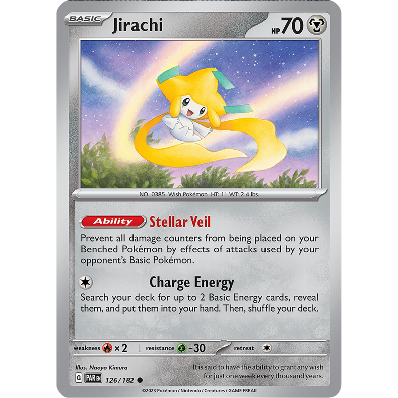 Jirachi 126/182 - Paradox Rift Enkeltkort