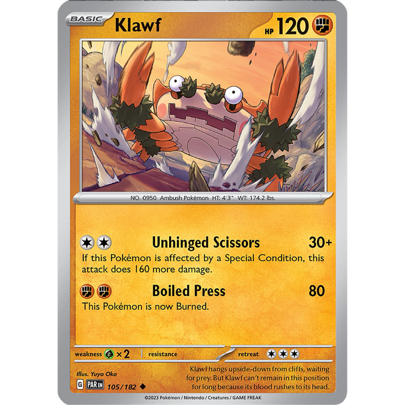 Klawf 105/182 - Paradox Rift Enkeltkort