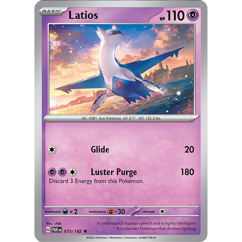 Latios 073/182 - Paradox Rift Enkeltkort