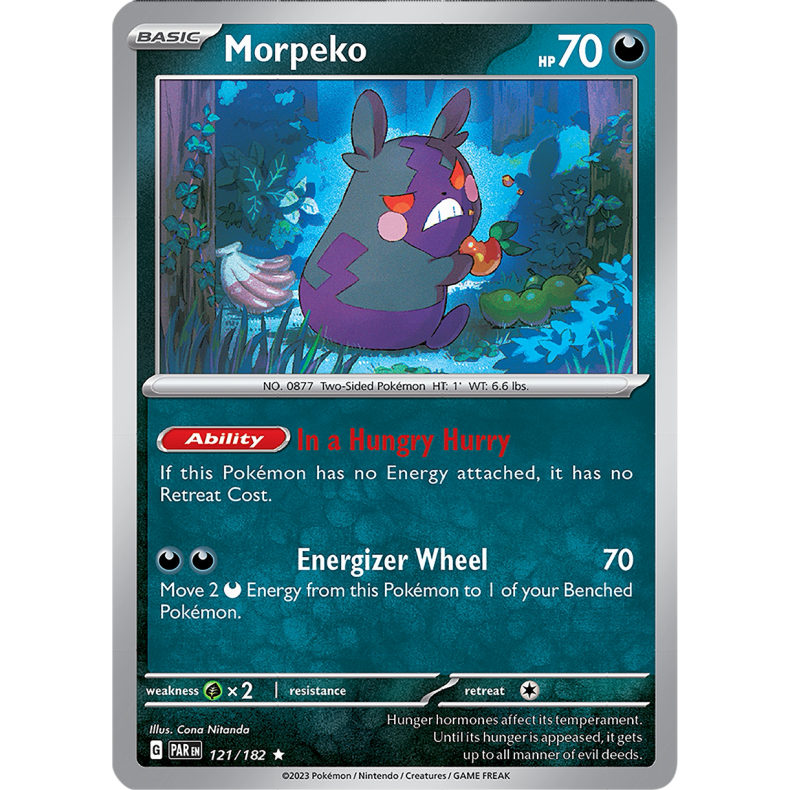 Morpeko 121/182 - Paradox Rift Enkeltkort