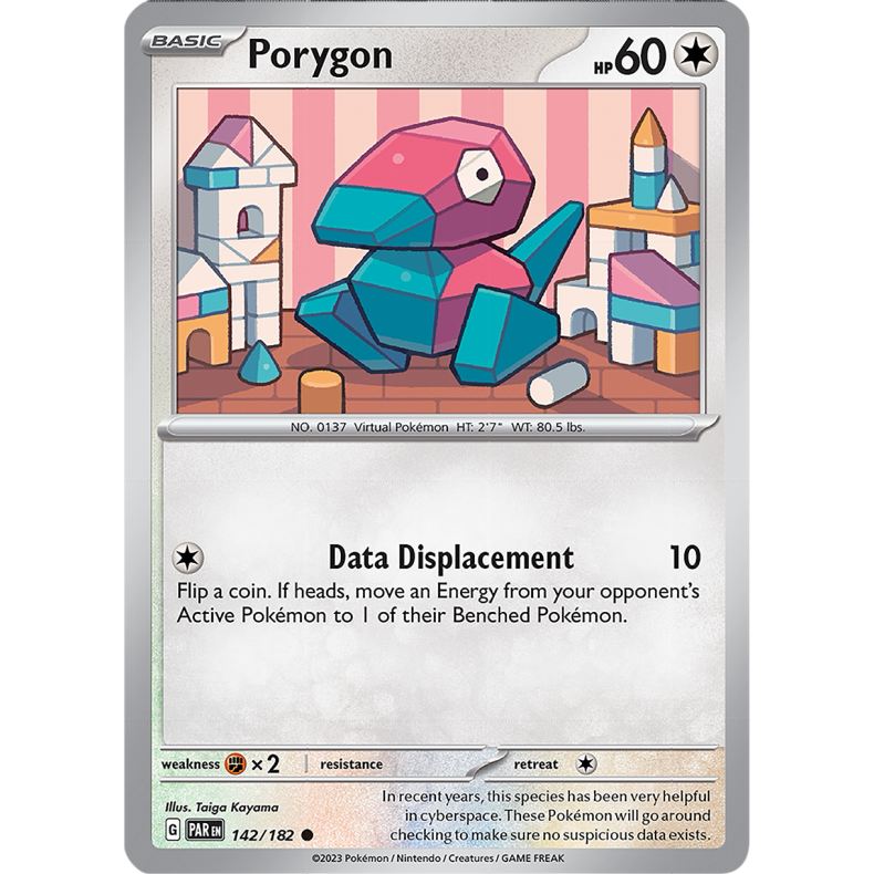 Porygon 142/182 - Paradox Rift Enkeltkort