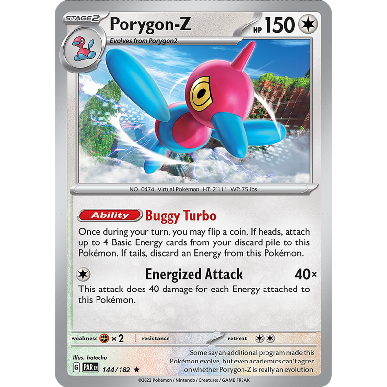 Porygon-Z 144/182 - Paradox Rift Enkeltkort