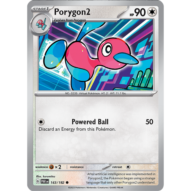 Porygon2 143/182 - Paradox Rift Enkeltkort