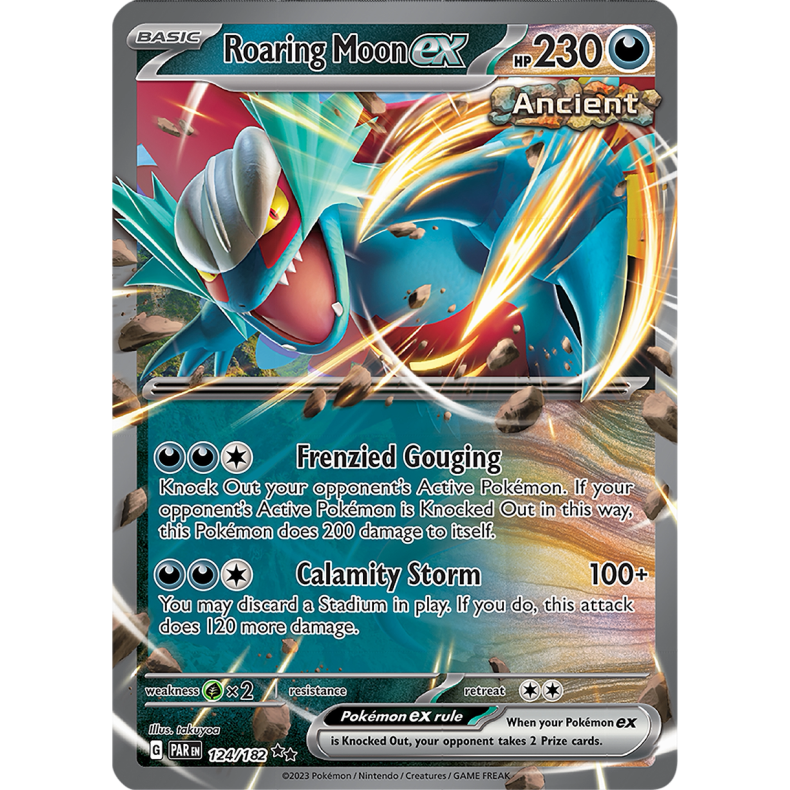 Roaring Moon ex 124/182 - Paradox Rift Enkeltkort