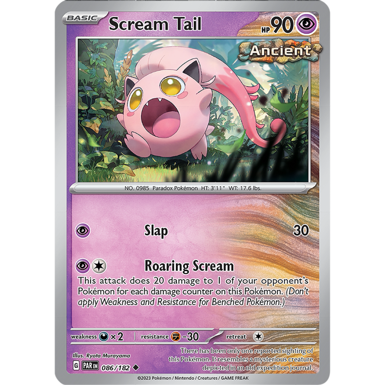 Scream Tail 086/182 - Paradox Rift Enkeltkort