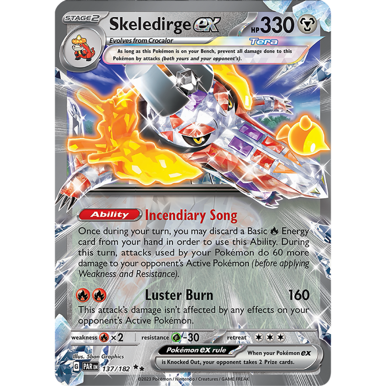 Skeledirge ex 137/182 - Paradox Rift Enkeltkort