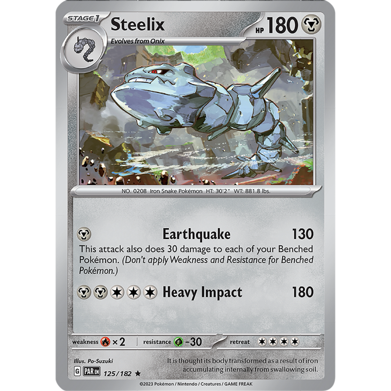 Steelix 125/182 - Paradox Rift Enkeltkort