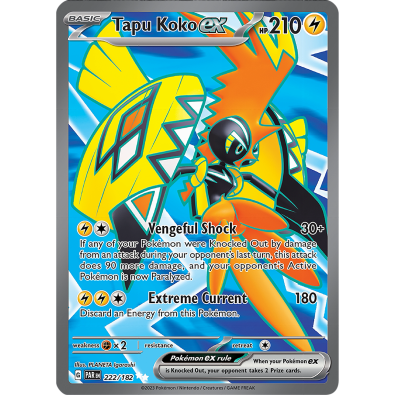 Tapu Koko ex 222/182 - Paradox Rift Enkeltkort