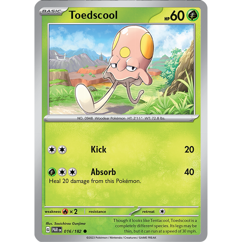 Toedscool 016/182 - Paradox Rift Enkeltkort
