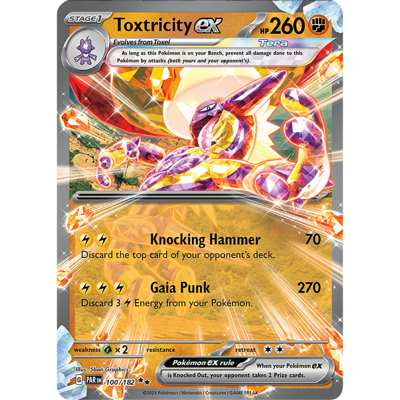 Toxtricity ex 100/182 - Paradox Rift Enkeltkort