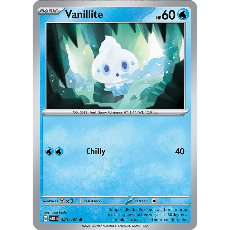Vanillite 043/182 - Paradox Rift Enkeltkort