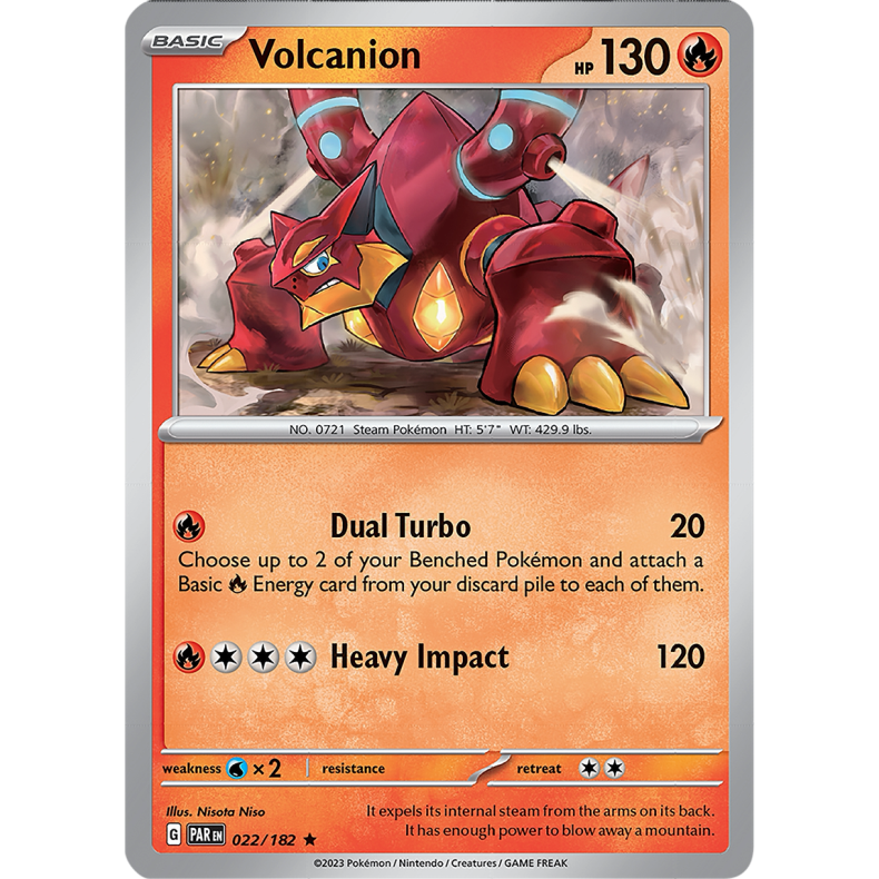Volcanion 022/182 - Paradox Rift Enkeltkort