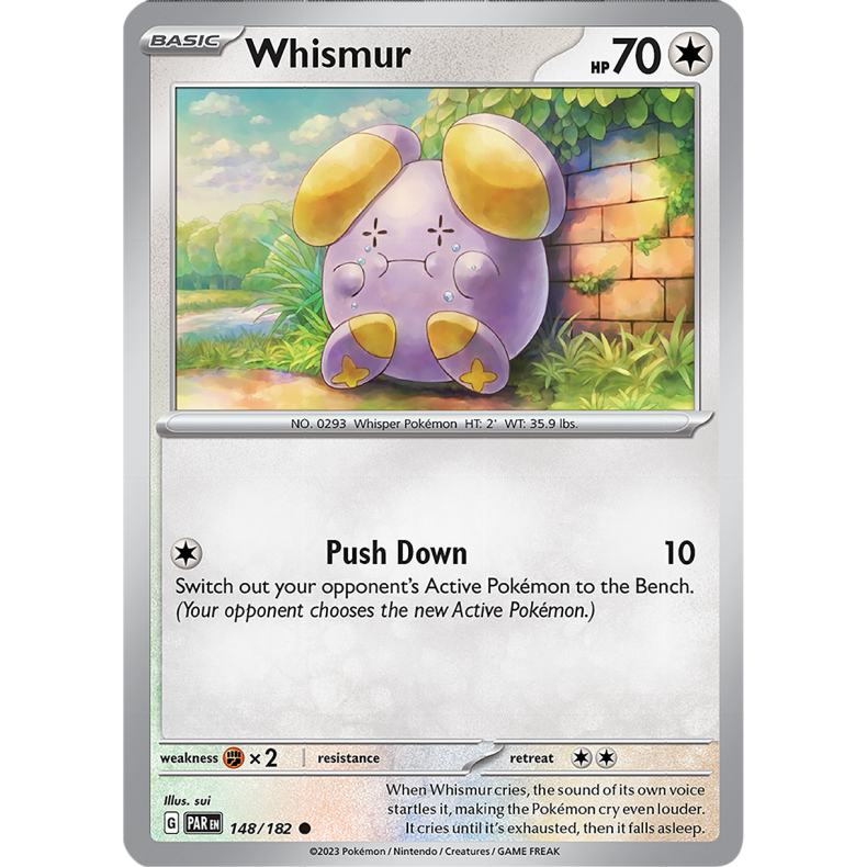 Whismur 148/182 - Paradox Rift Enkeltkort
